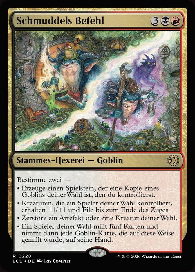 Schmuddels Befehl