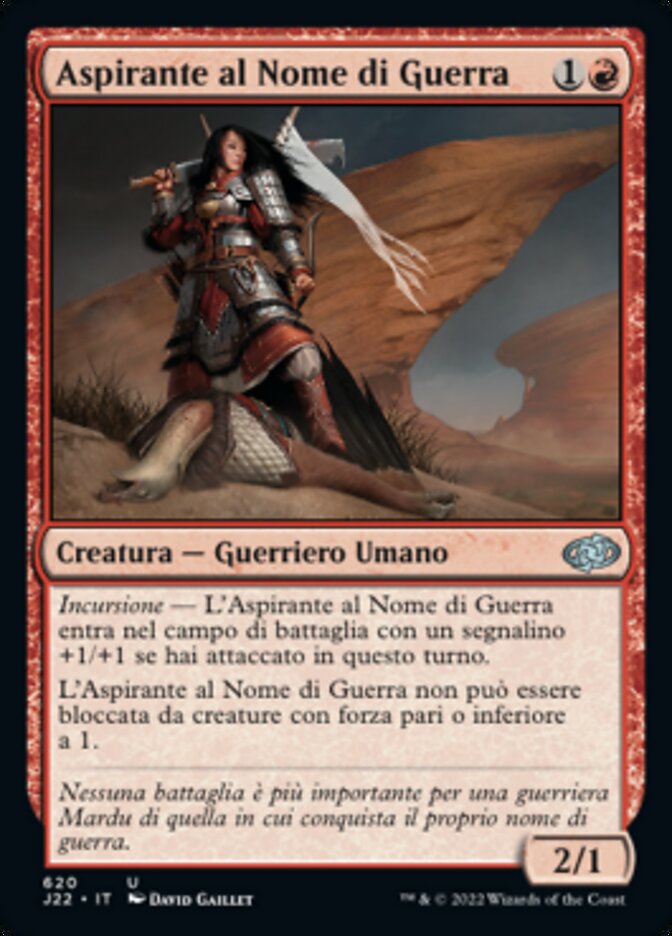 Aspirante al Nome di Guerra