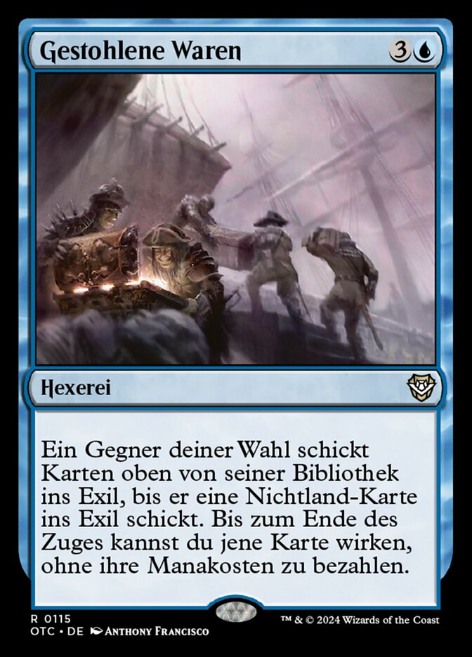 Gestohlene Waren