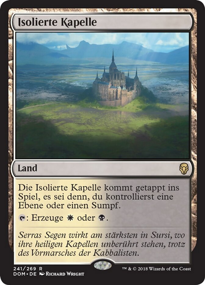 Isolierte Kapelle