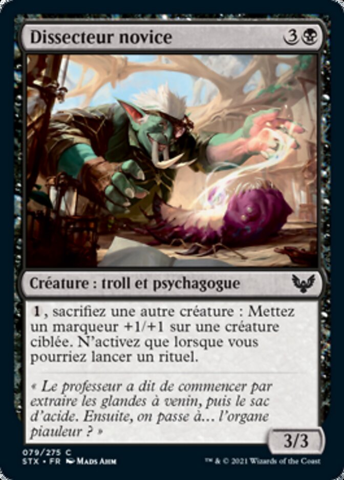 Dissecteur novice
