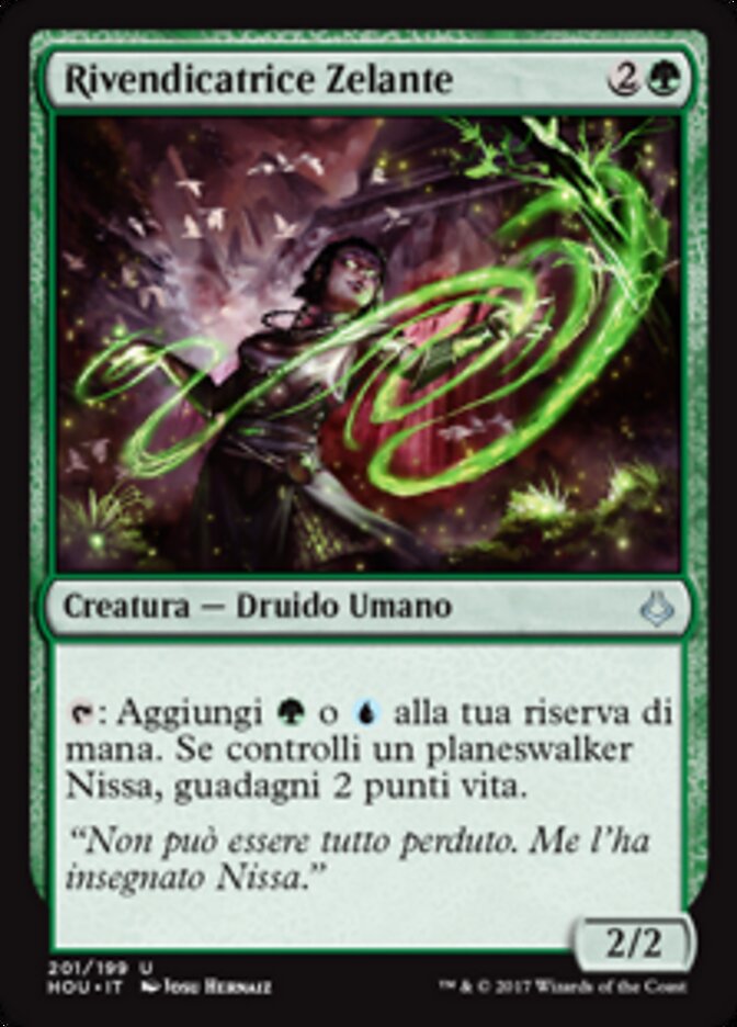 Rivendicatrice Zelante