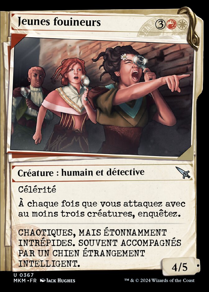 Jeunes fouineurs
