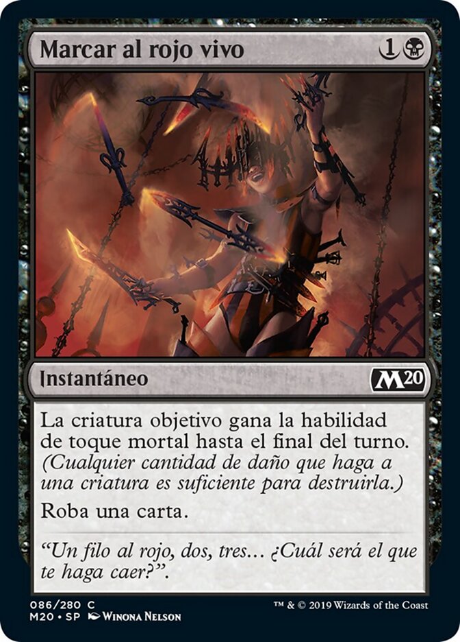 Marcar al rojo vivo