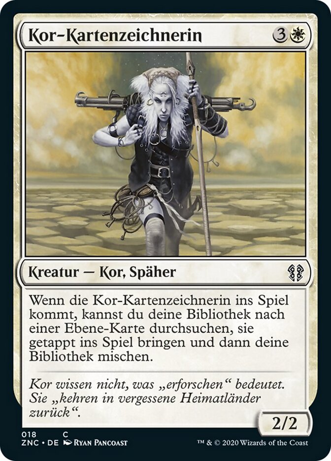 Kor-Kartenzeichnerin