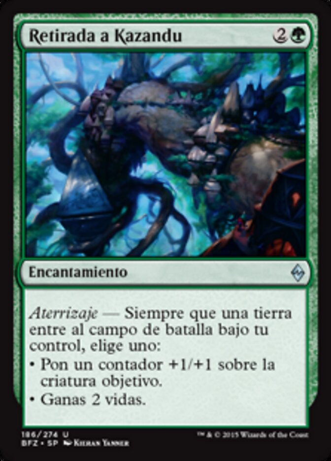 Retirada a Kazandu
