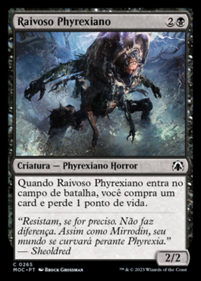 Raivoso Phyrexiano