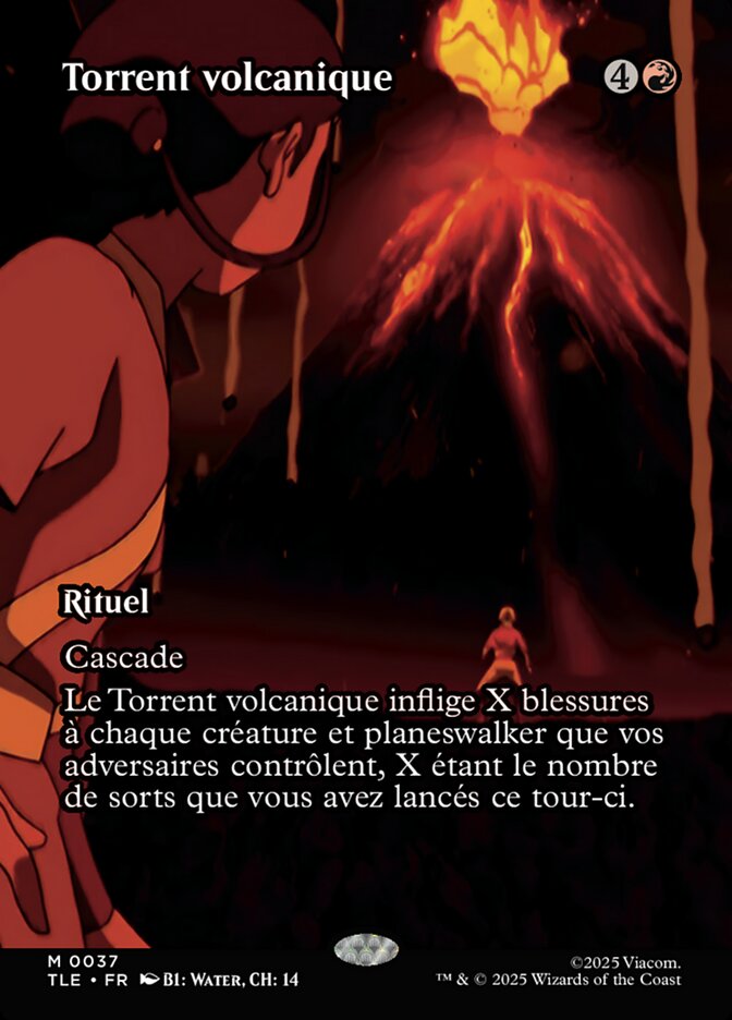Torrent volcanique