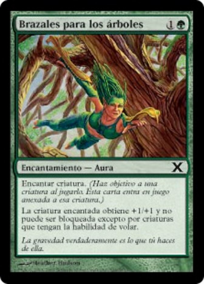 Brazales para los árboles