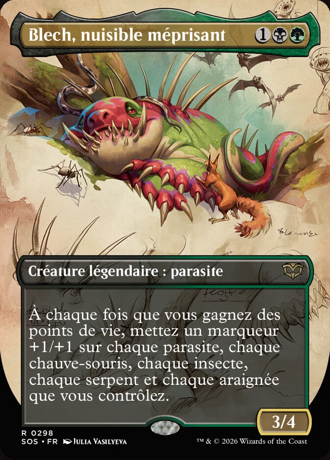Blech, nuisible méprisant