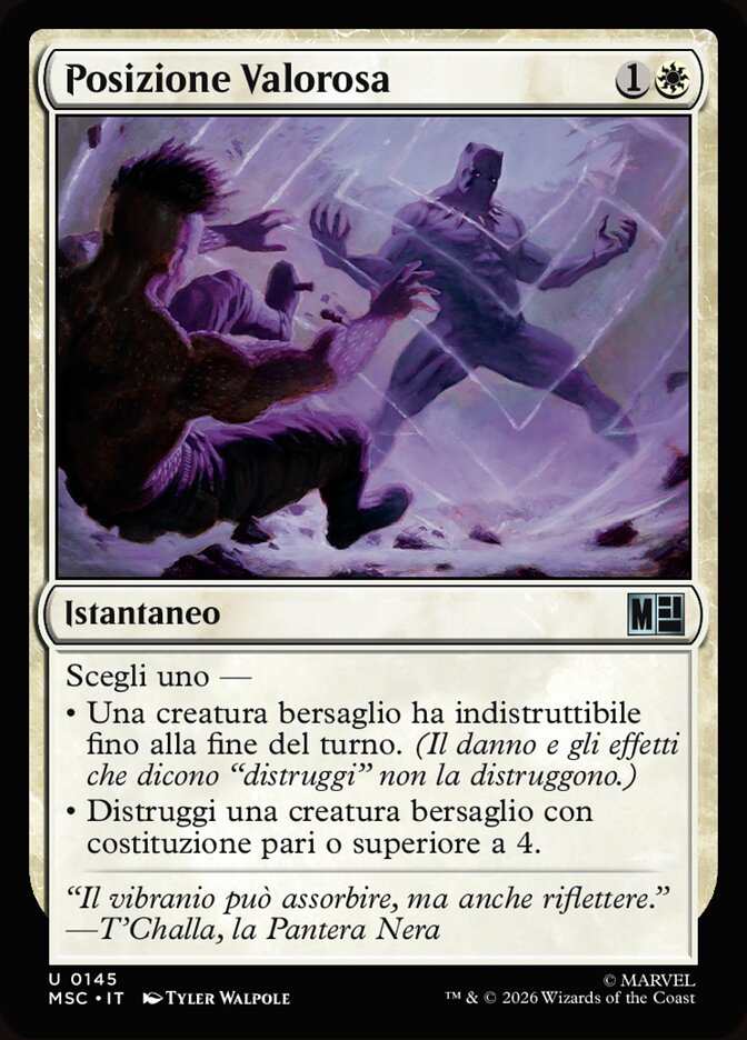 Posizione Valorosa