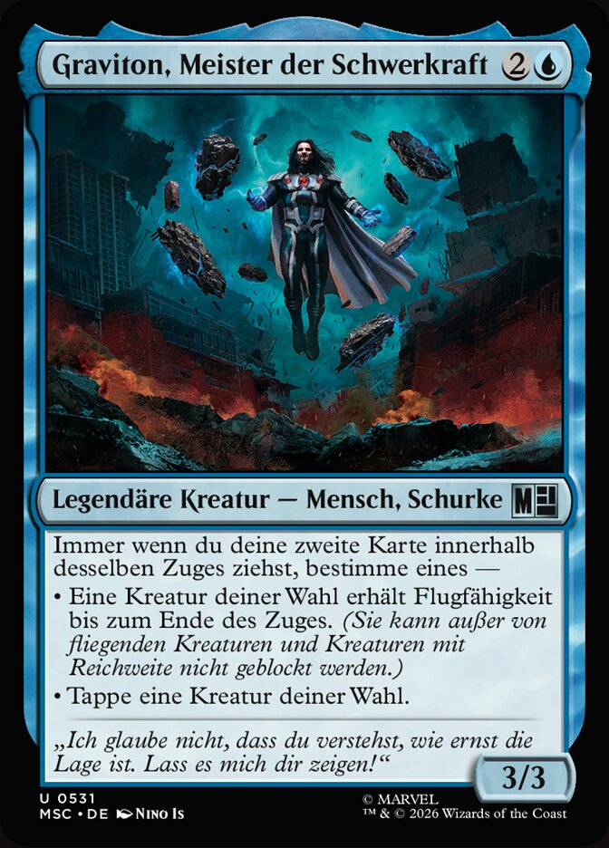 Graviton, Meister der Schwerkraft