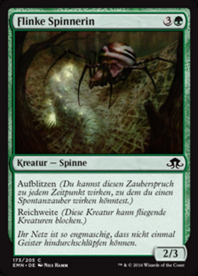 Flinke Spinnerin