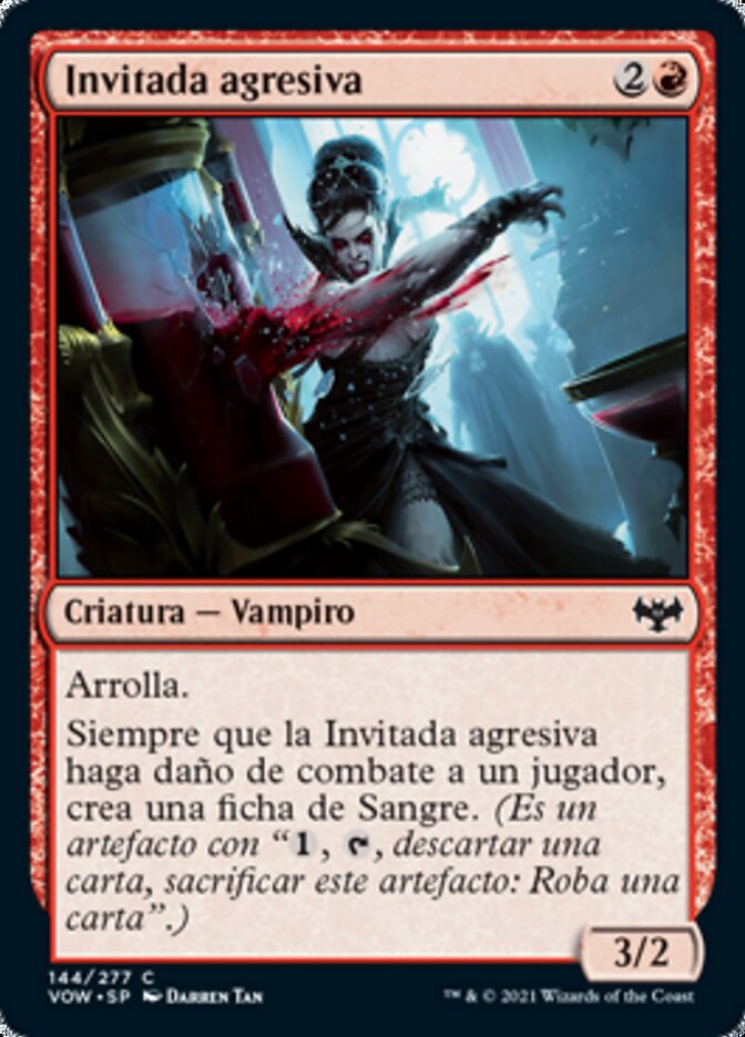 Invitada agresiva