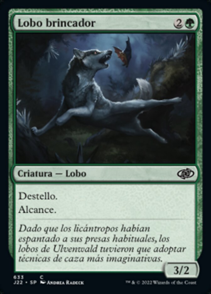 Lobo brincador