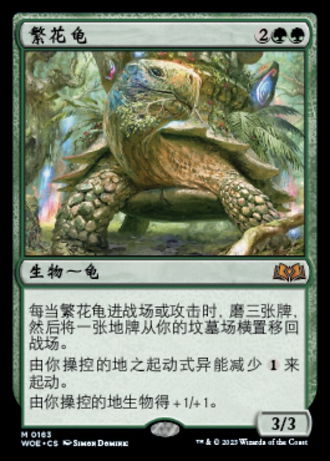 繁花龟