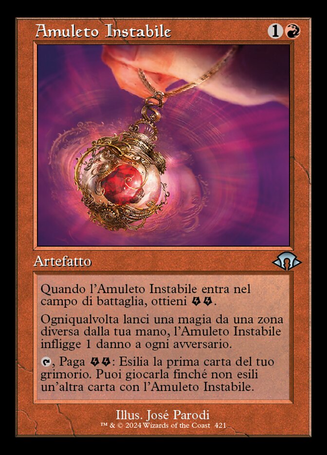 Amuleto Instabile