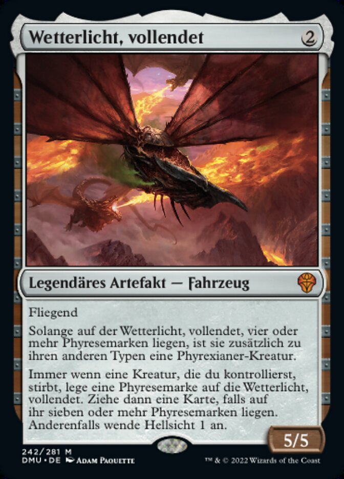 Wetterlicht, vollendet