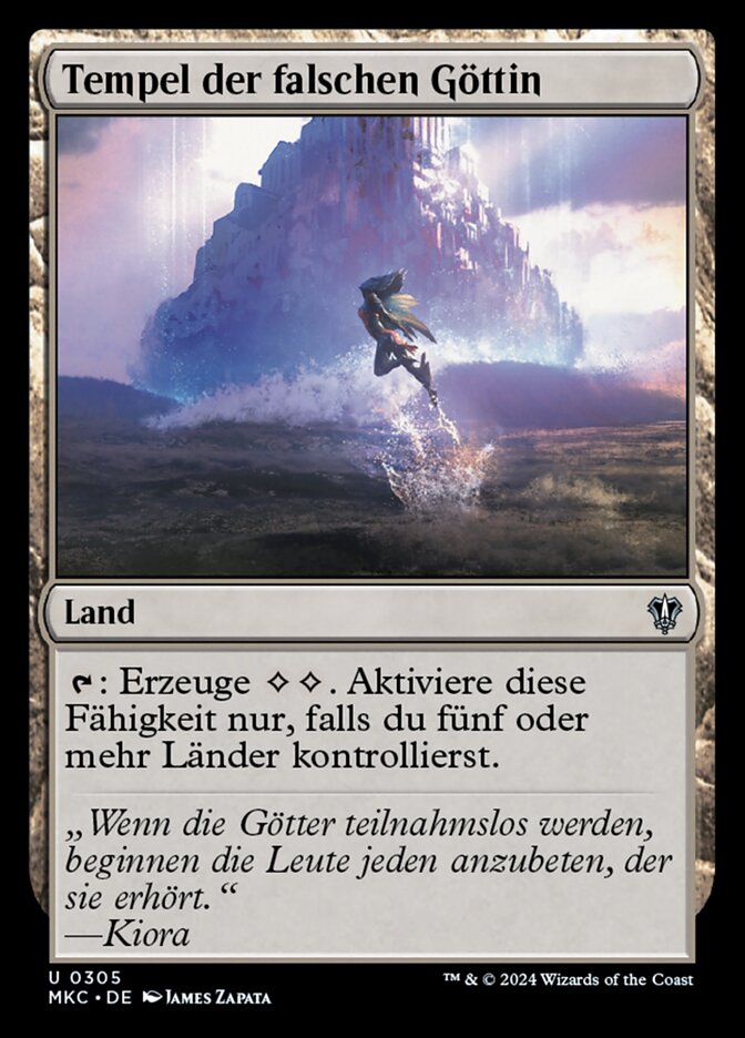 Tempel der falschen Göttin