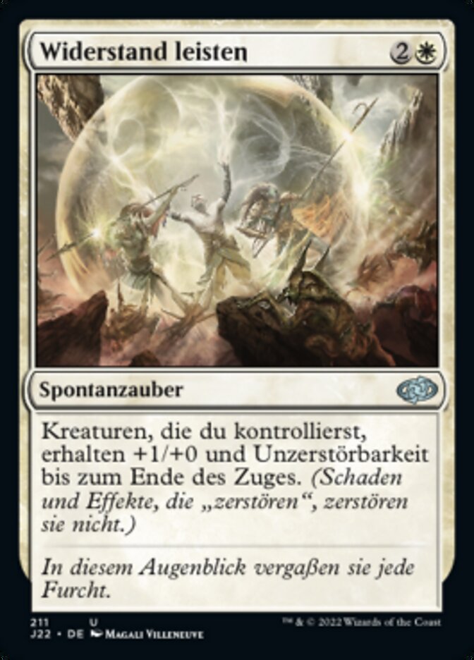 Widerstand leisten