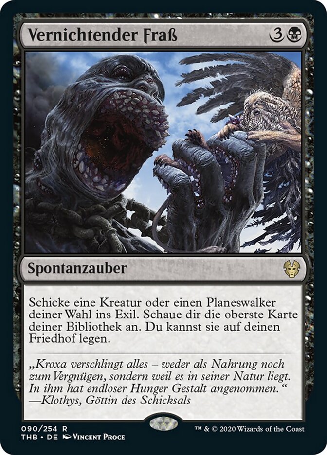 Vernichtender Fraß