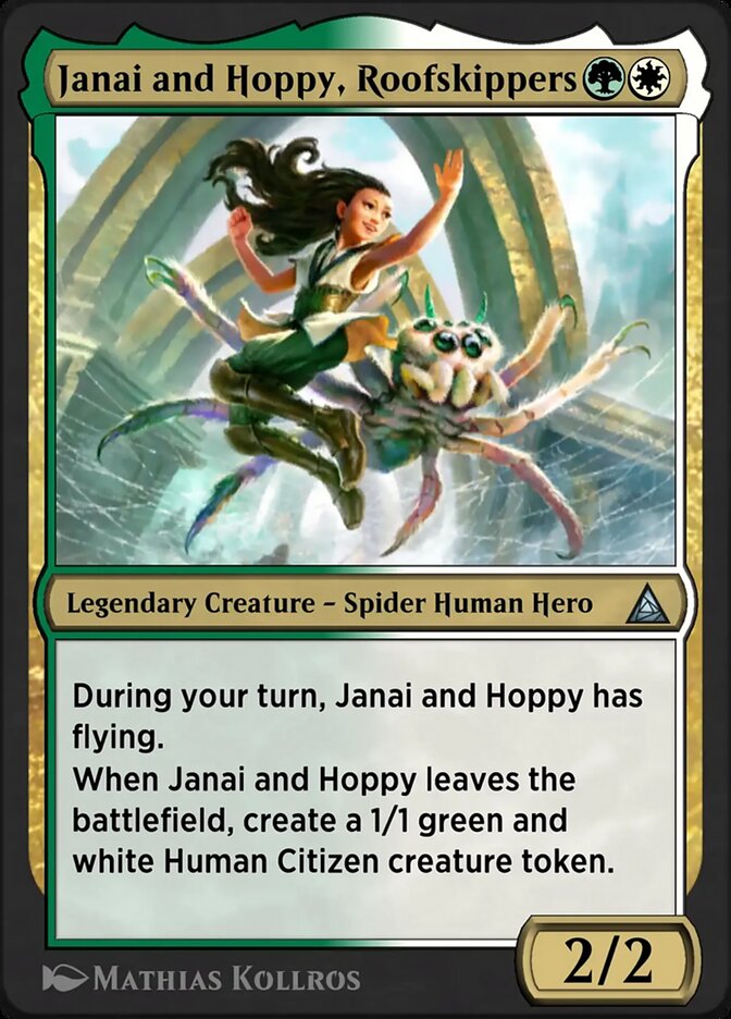 Janai and Hoppy, Roofskippers