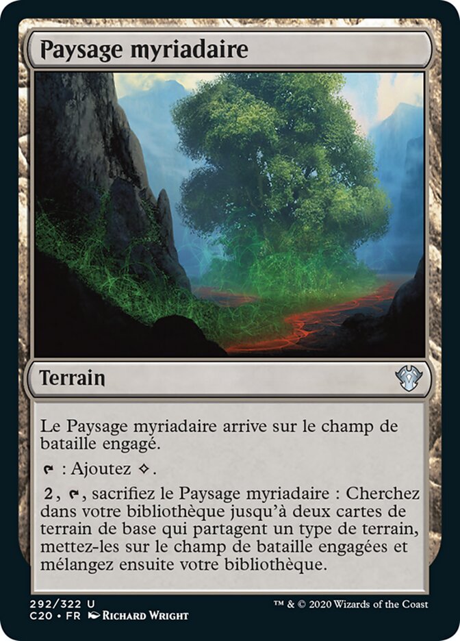 Paysage myriadaire