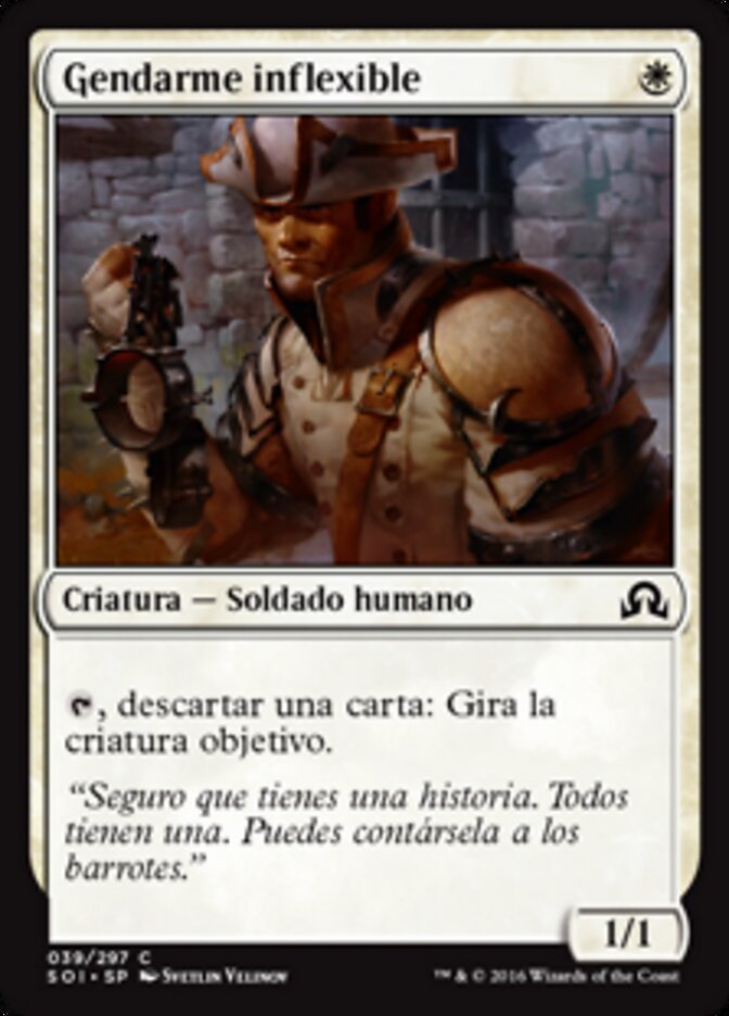 Gendarme inflexible