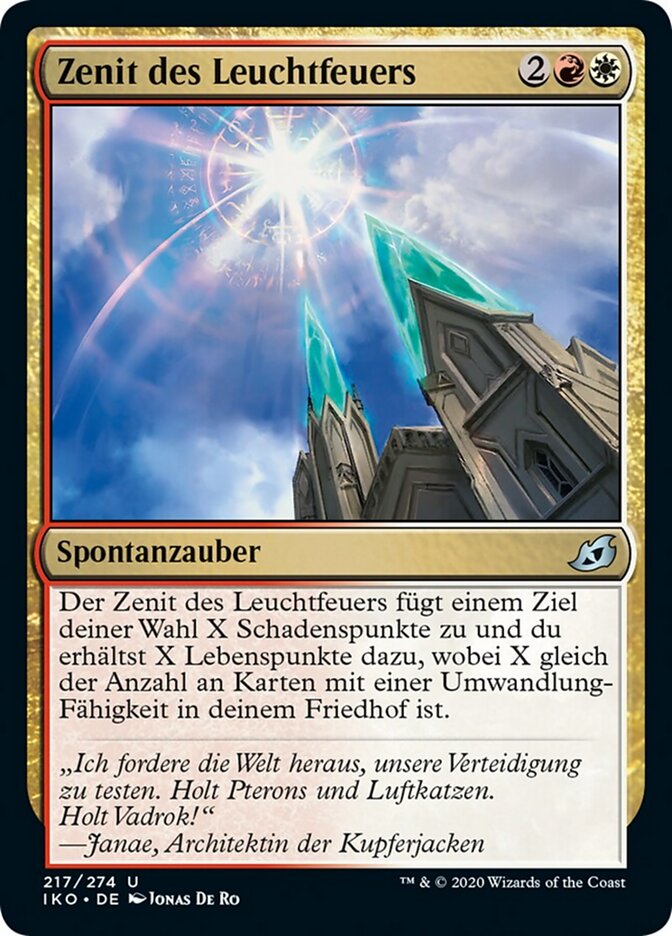 Zenit des Leuchtfeuers