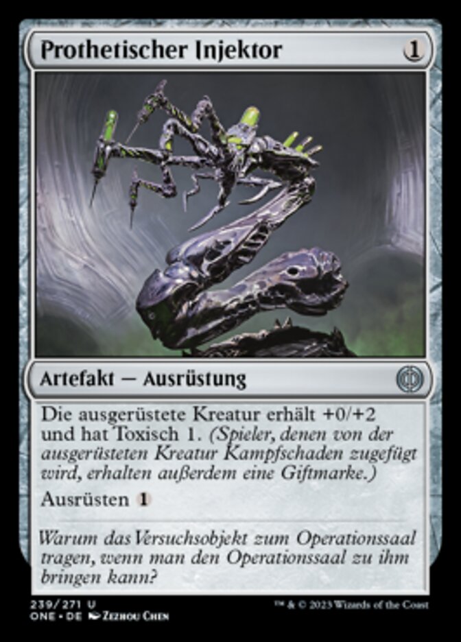 Prothetischer Injektor