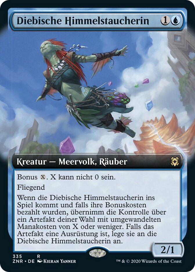 Diebische Himmelstaucherin