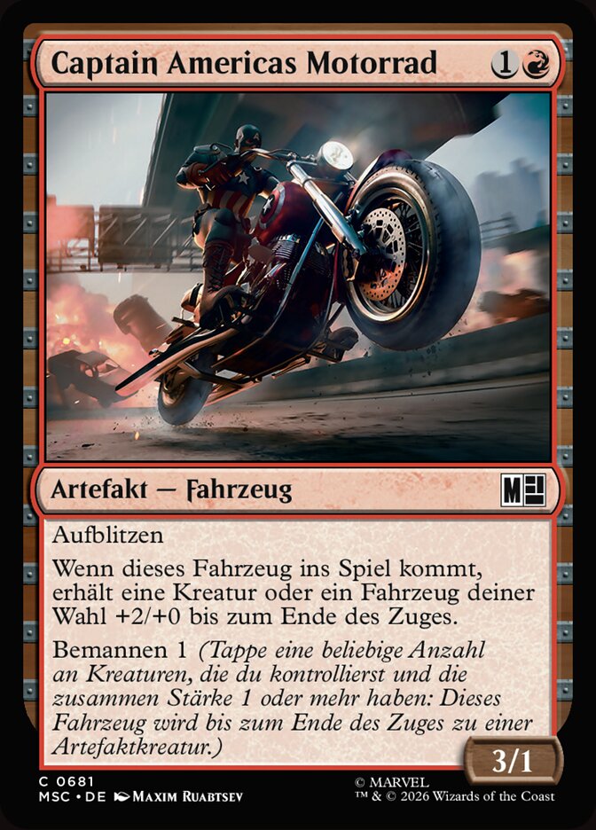 Captain Americas Motorrad
