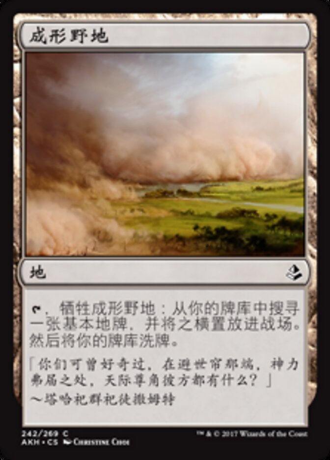 成形野地