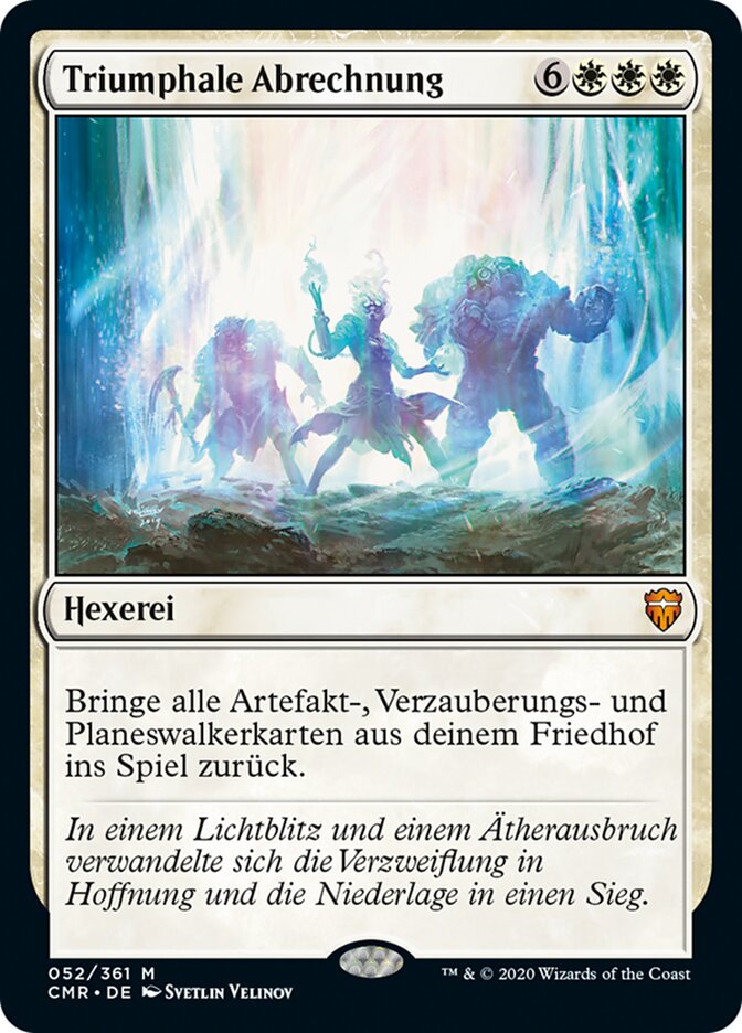 Triumphale Abrechnung