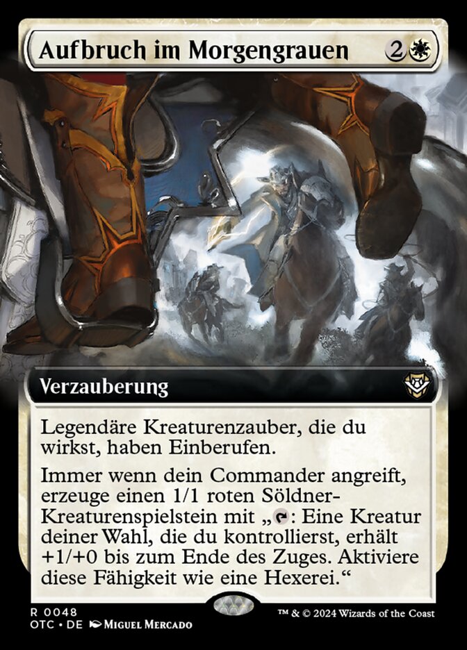 Aufbruch im Morgengrauen