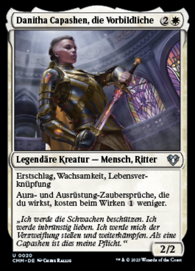 Danitha Capashen, die Vorbildliche