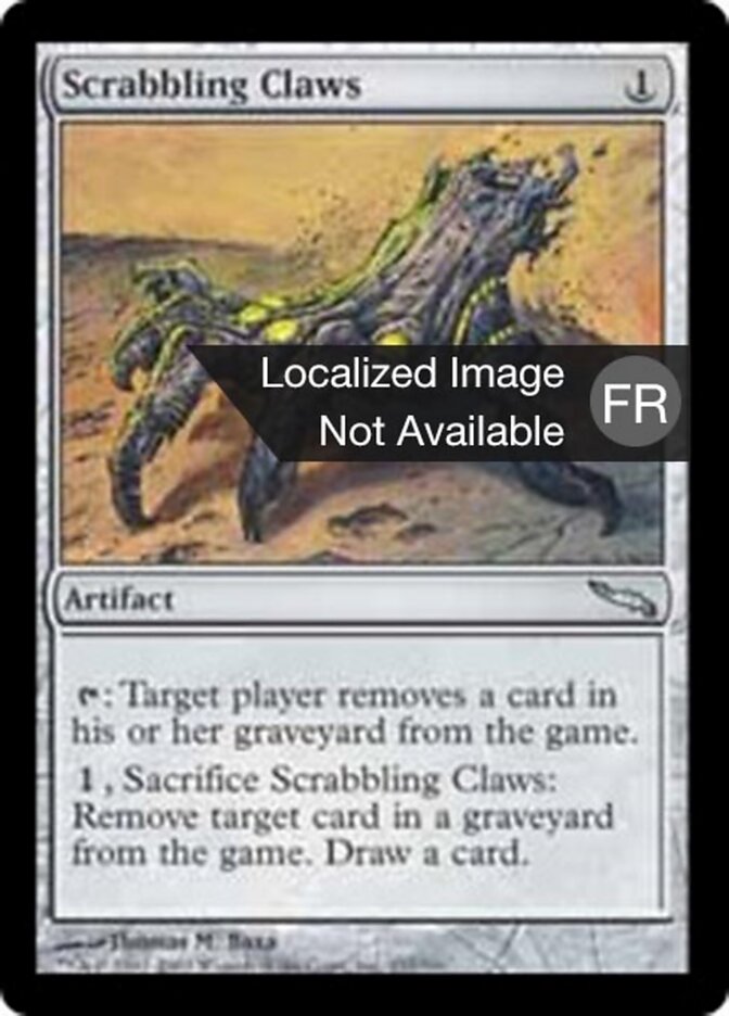Griffes racleuses