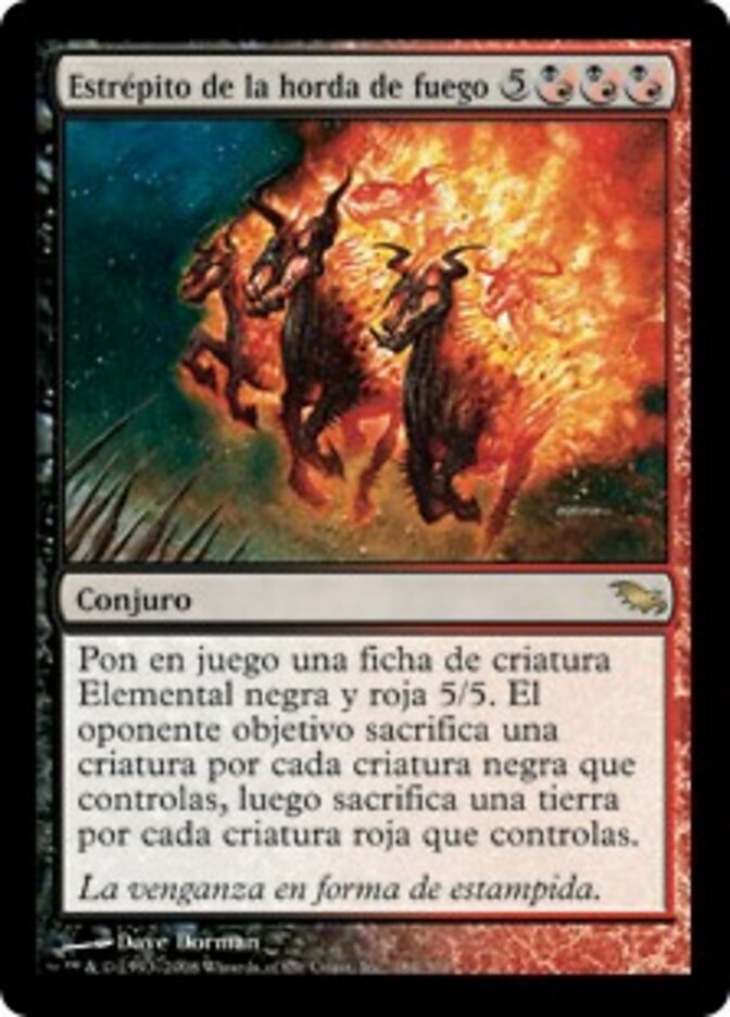 Estrépito de la horda de fuego