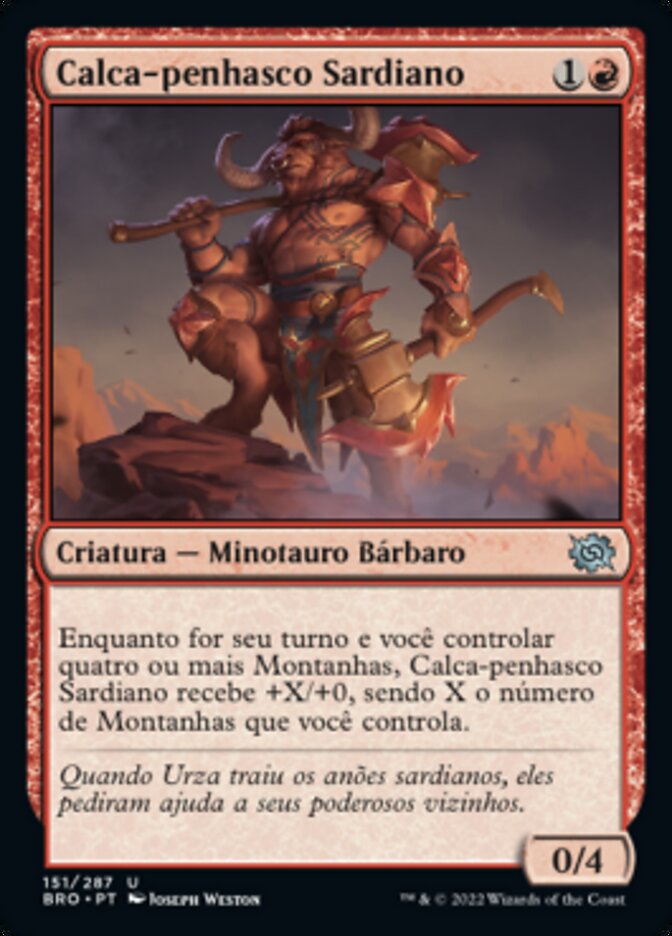 Calca-penhasco Sardiano