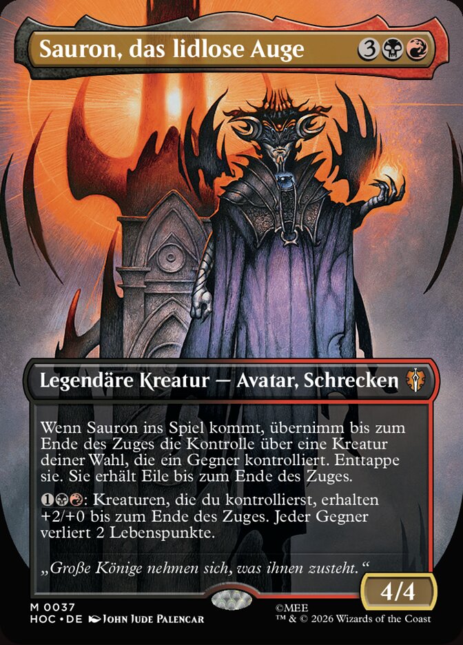 Sauron, das lidlose Auge