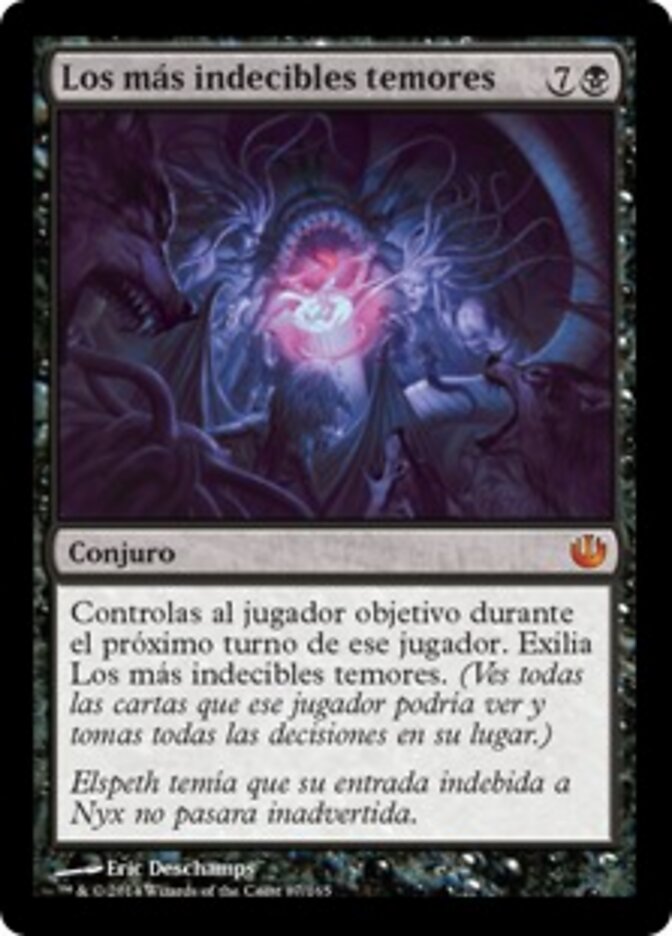Los más indecibles temores