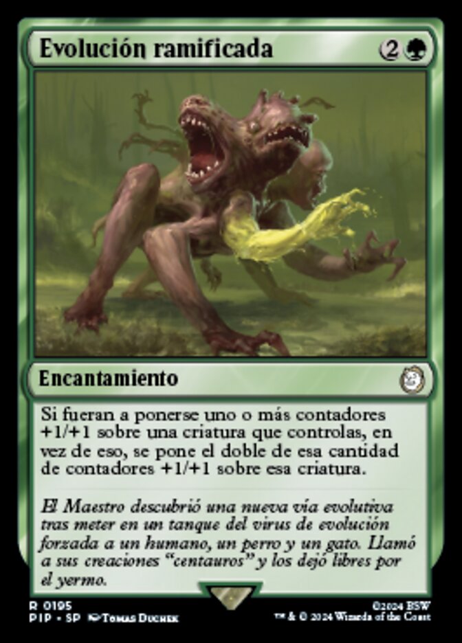 Evolución ramificada
