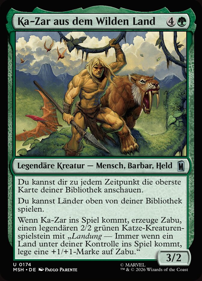 Ka-Zar aus dem Wilden Land