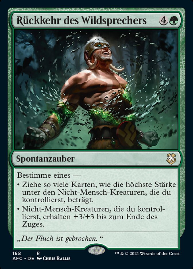 Rückkehr des Wildsprechers