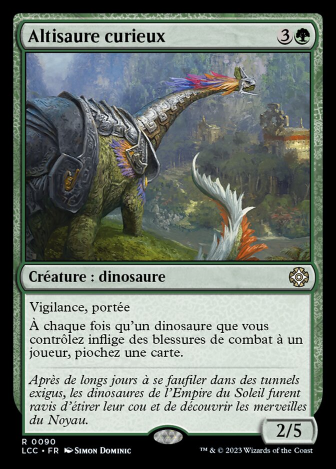 Altisaure curieux