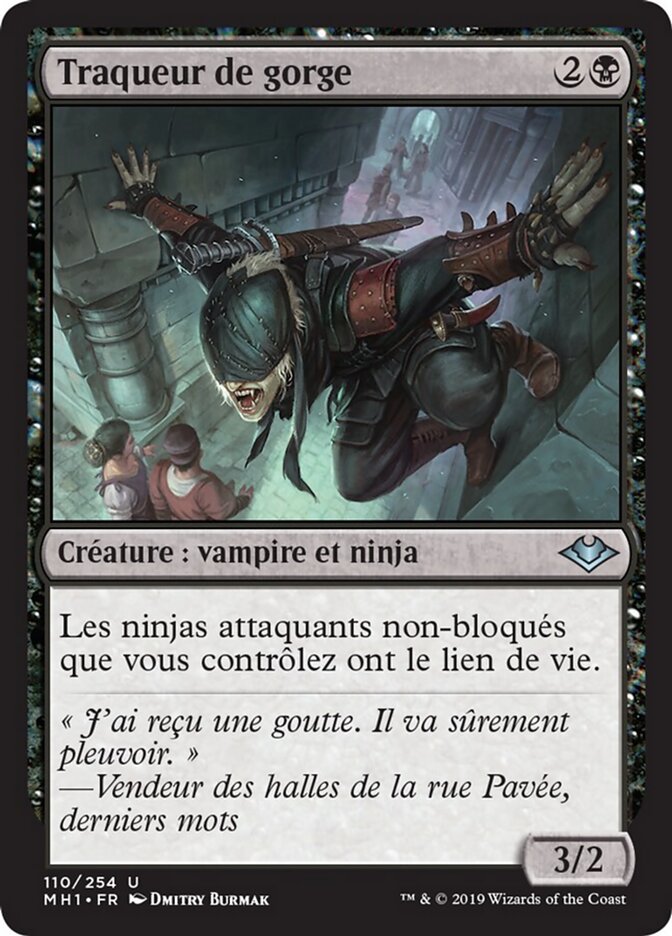 Traqueur de gorge