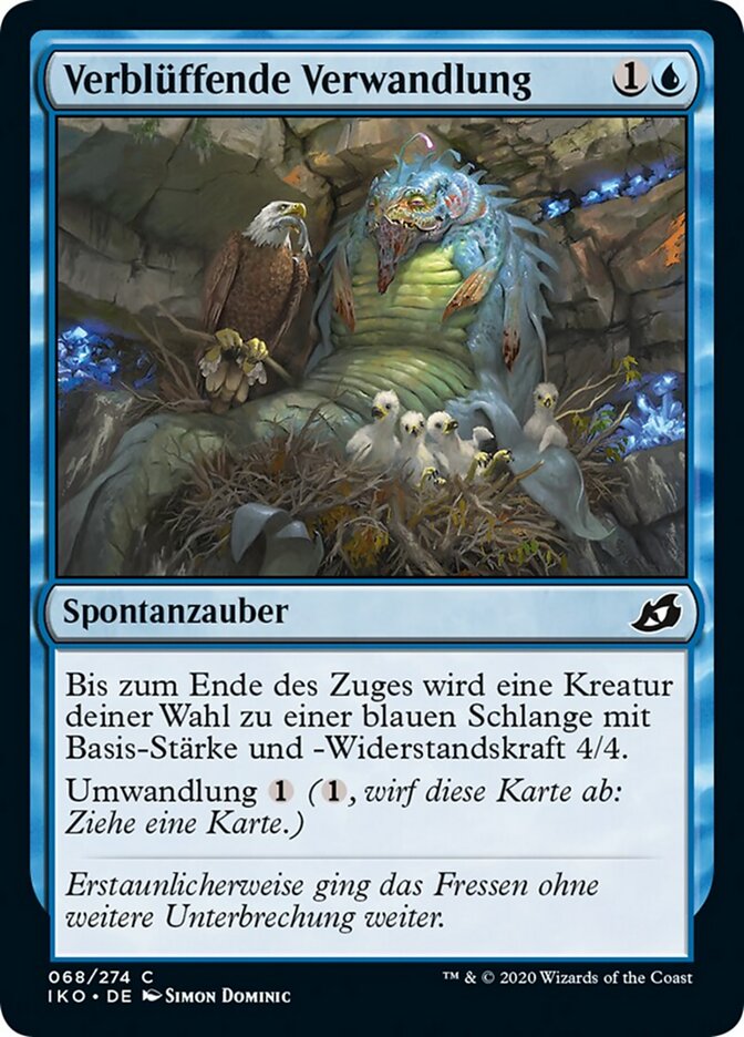 Verblüffende Verwandlung