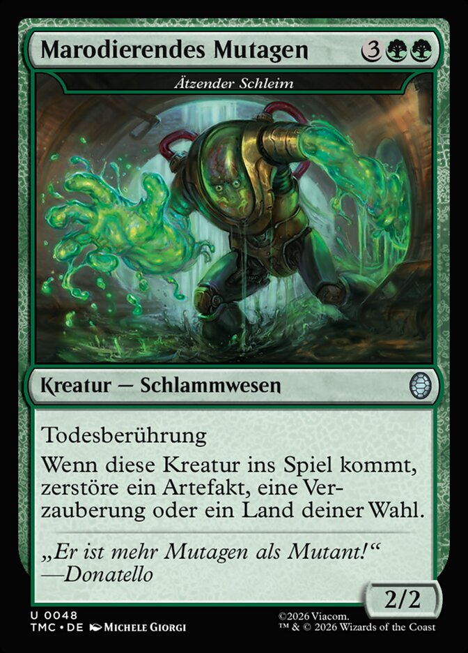 Ätzender Schleim