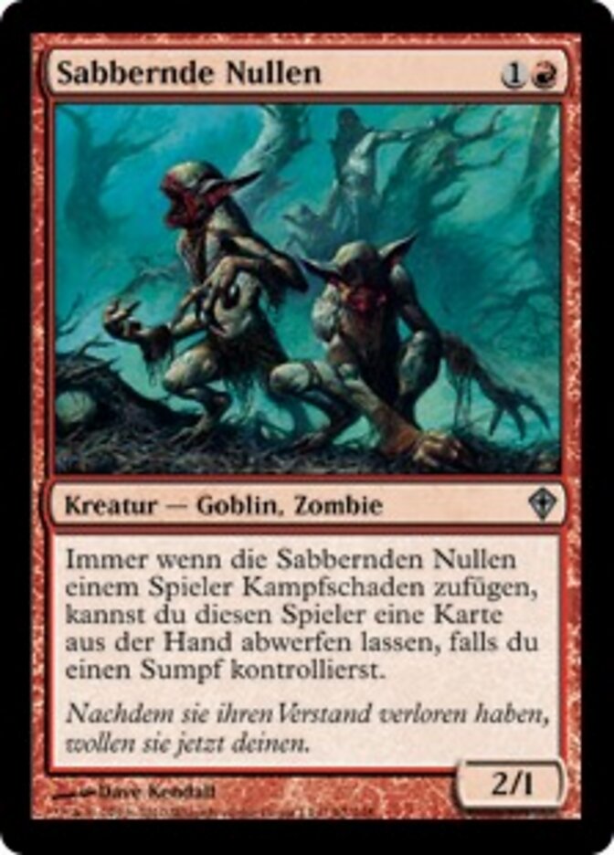 Sabbernde Nullen