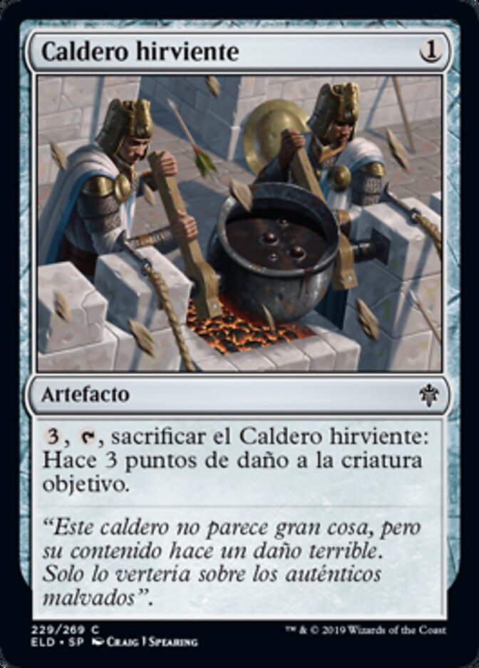 Caldero hirviente
